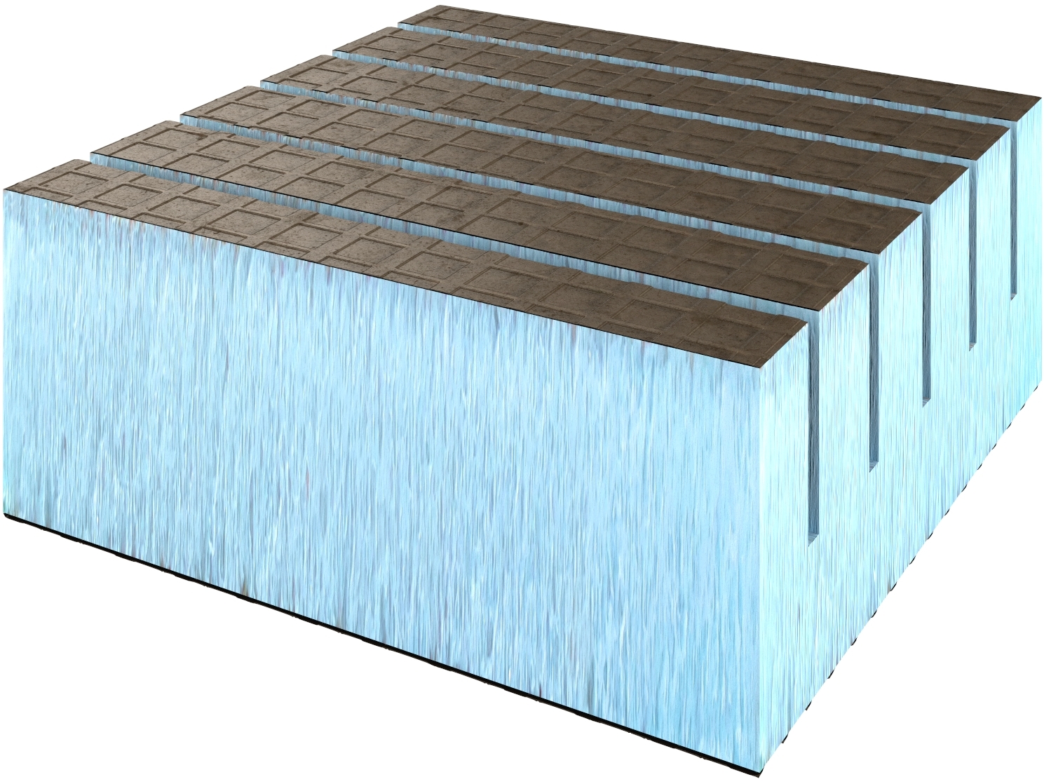 RPG3RL40#2 RPG Панель для создания изогнутых поверхностей, поперечное сечение 2500x600x40 TR