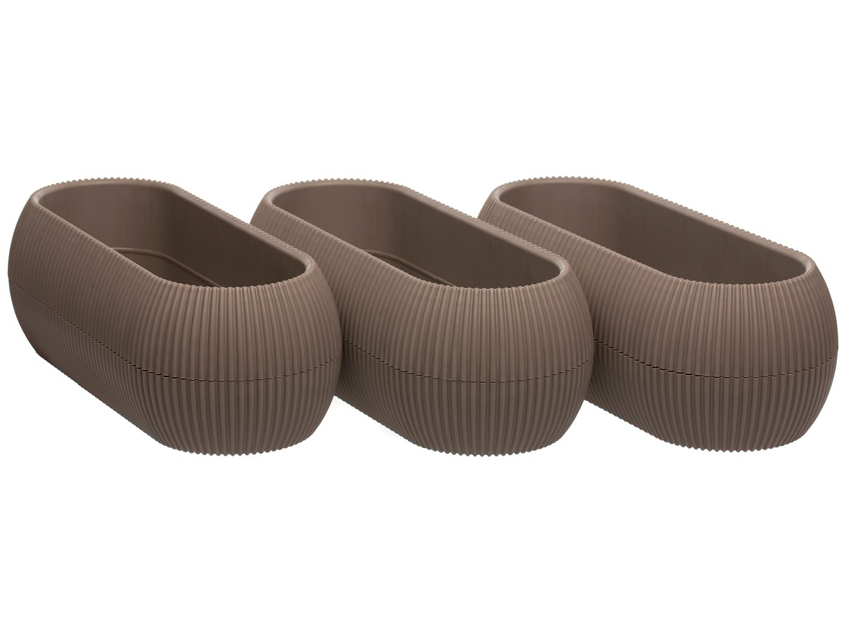 Горшок для цветов Lugo 1.3L Brown NAVAKO 16096 - Вид №3