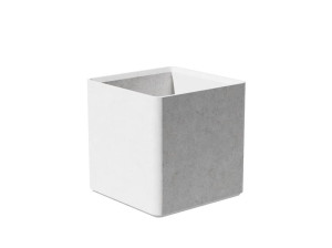 Бетонная квадратная плантатор