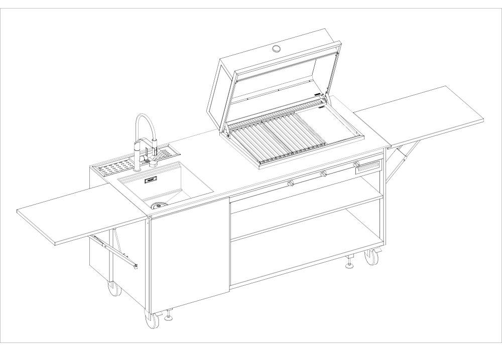 7555006 Finalmente BBQ with индукционная модель 7555 006 Fosterspa  - Вид №1