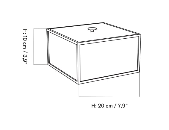 Алюминиевый и деревянный контейнер Audo Copenhagen рамка ARCH-00045727 - Вид №19
