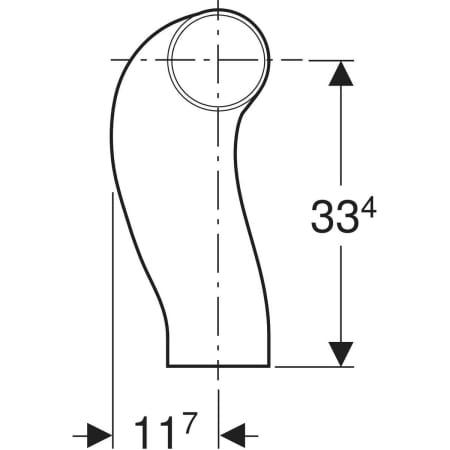 367.616.16.1 Отвод Geberit PE BackFlip Geberit  - Вид №3