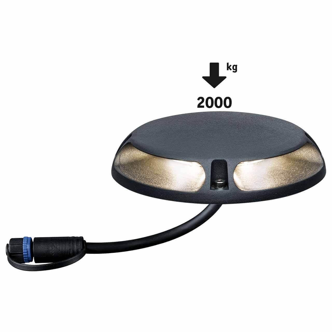Уличный светильник ландшафтный светодиодный D 16 см серый Floor 93920 PAULMANN FLOOR 00-3896949 Серый - Вид №1