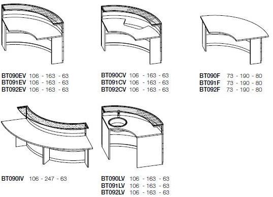 NEWTOM by Ultom Офисный остров для кофе-брейка Twist sun-id-1477503 - Вид №3