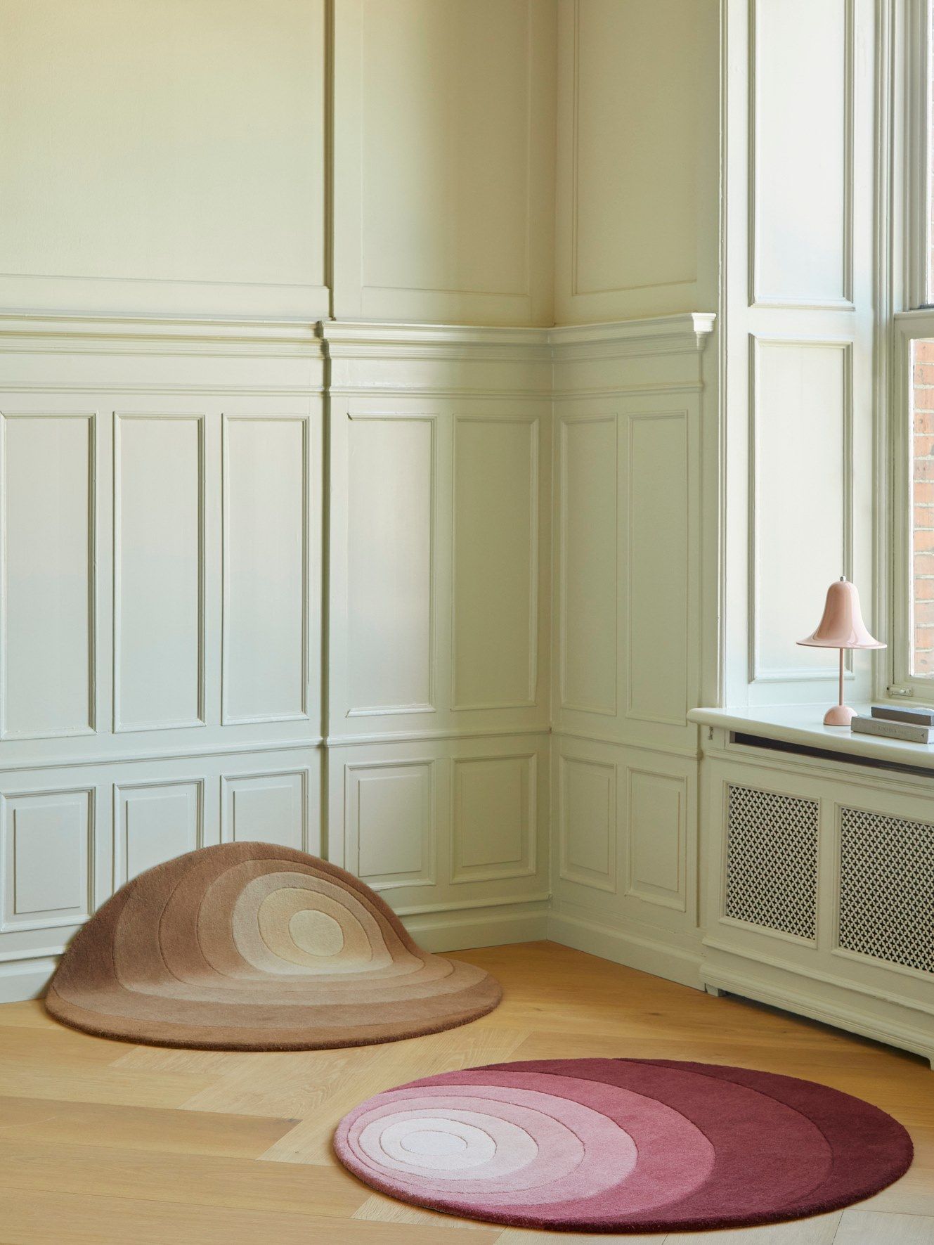 Круглый шерстяной ковер с геометрическим рисунком VERPAN Panton ARCH-00080520 - Вид №1