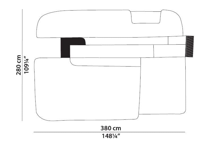 Ковер ручной работы с геометрическим рисунком Baxter Himani ARCH-00115867 - Вид №6