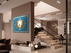 Декоративная металлическая панель