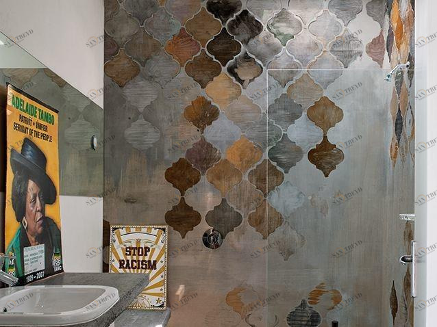 Wall&decò Обои с эффектом стены для ванной Wet system 16 sun-id-1425730