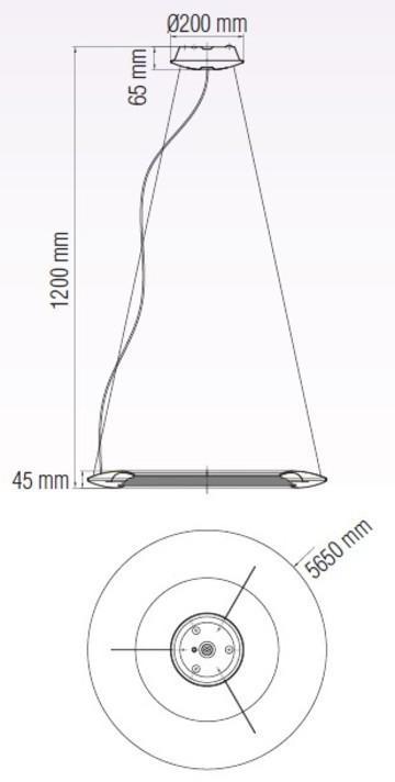 Подвесной светодиодный светильник Horoz Concept-41 белый 019-010-0041 HOROZ ДИЗАЙНЕРСКИЕ, CONCEPT-41 200307 Белый  - Вид №1