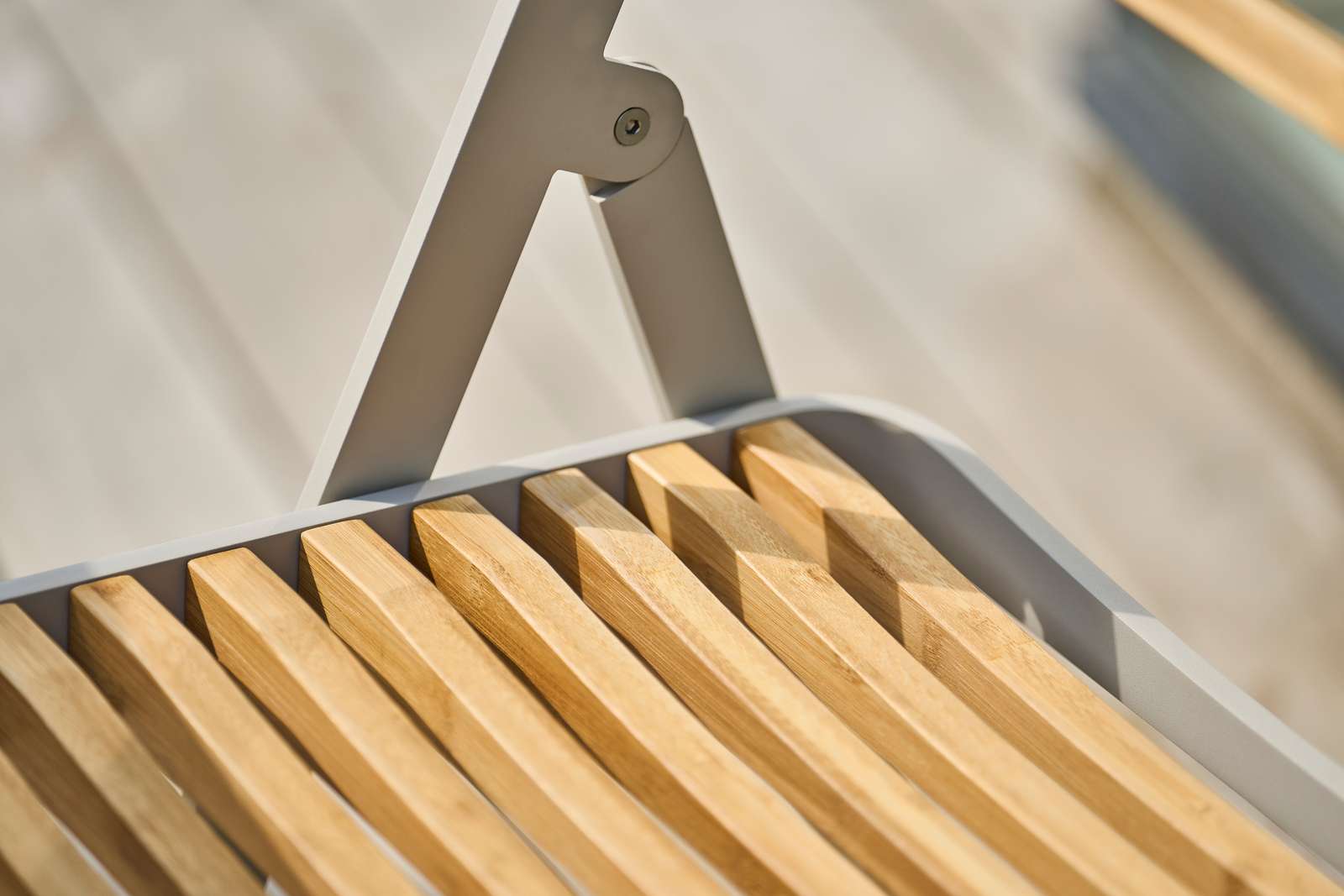 Складной стул из алюминия и бамбука с открытой спинкой Mindo Mindo 121 ARCH-00150806 - Вид №8