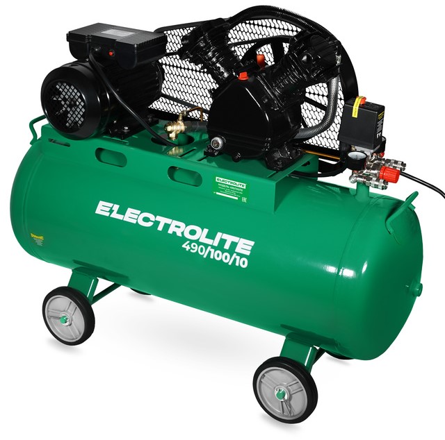 Компрессор поршневой масляный Electrolite 490/100/10 9259090 STDN-0022915
