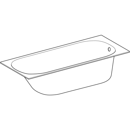 554.044.01.1 Прямоугольная ванна Geberit Soana, узкий край Geberit  - Вид №9