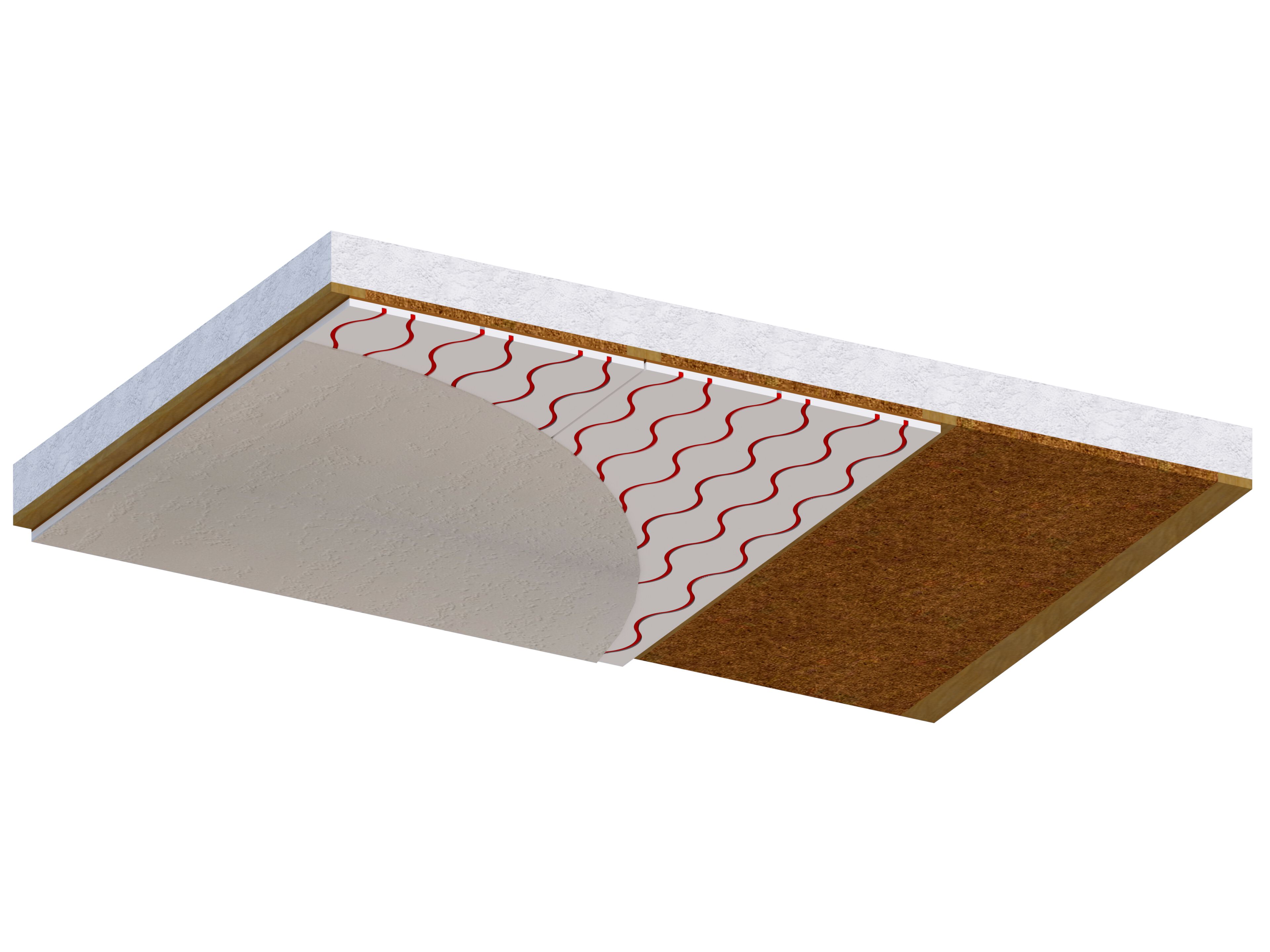 Излучающая потолочная панель из гипсокартона ECOBEL FinoTherm® ARCH-00008805