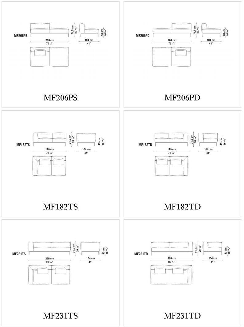 B&B Italia Модульный тканевый диван Michel sun-id-1397437 - Вид №8