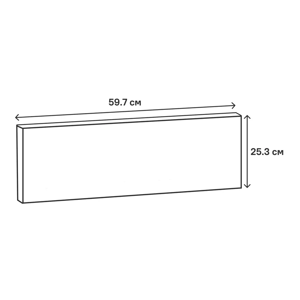 Фасад для кухонного шкафа Ньюпорт 59.7x25.3 см Delinia ID МДФ цвет топо STLM-2182311 - Вид №12