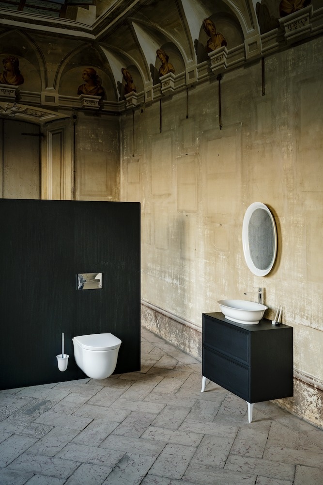 H8738527570001 Керамический держатель для ершика, ершик включен в комплект LAUFEN PRO - Вид №2