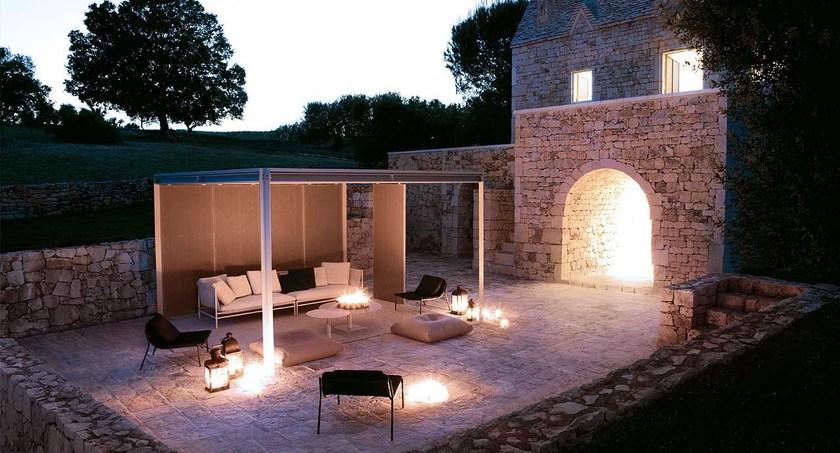 Paola Lenti Беседка из алюминия и дерева sun-id-1388684 - Вид №8