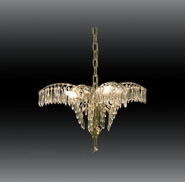 Woka Lamps Vienna Люстра из хрусталя и латуни sun-id-1468160 - Вид №1