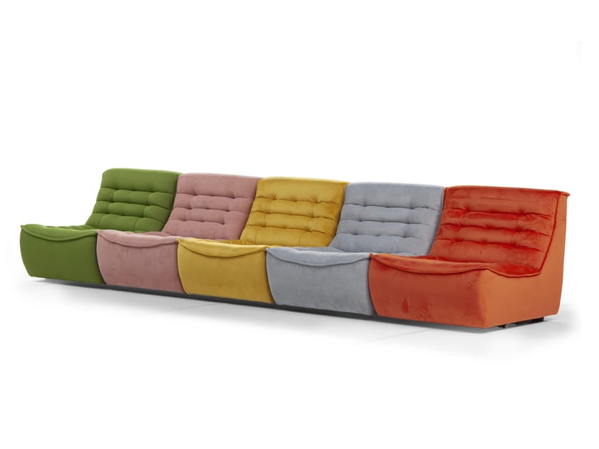 Модульный линейный диван из ткани Calia Italia Modular ARCH-00070696