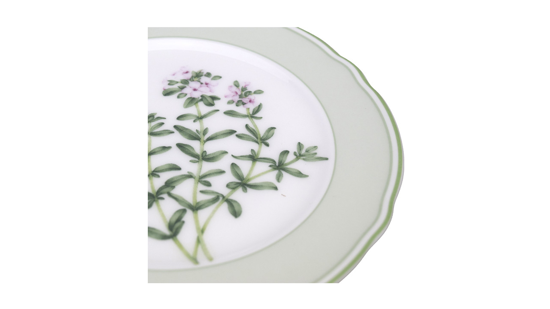 10665460 Noritake Набор из 6 тарелок десертных Noritake "Английские травы" 17см Фарфор костяной  - Вид №2