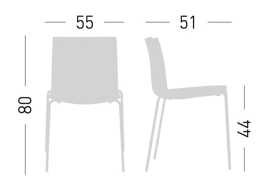Штабелируемый стул из инженерного пластика GABER Fuller ARCH-00041273 - Вид №14