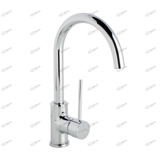 GENEBRE Frt65402 Смеситель для мойки, однорычажный, 35 картриджей, холодный старт 