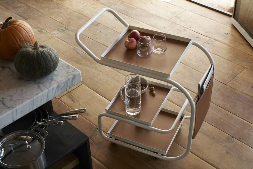 Opinion Ciatti Тележка для еды из стали и регенерированной кожи sun-id-1455225 - Вид №8