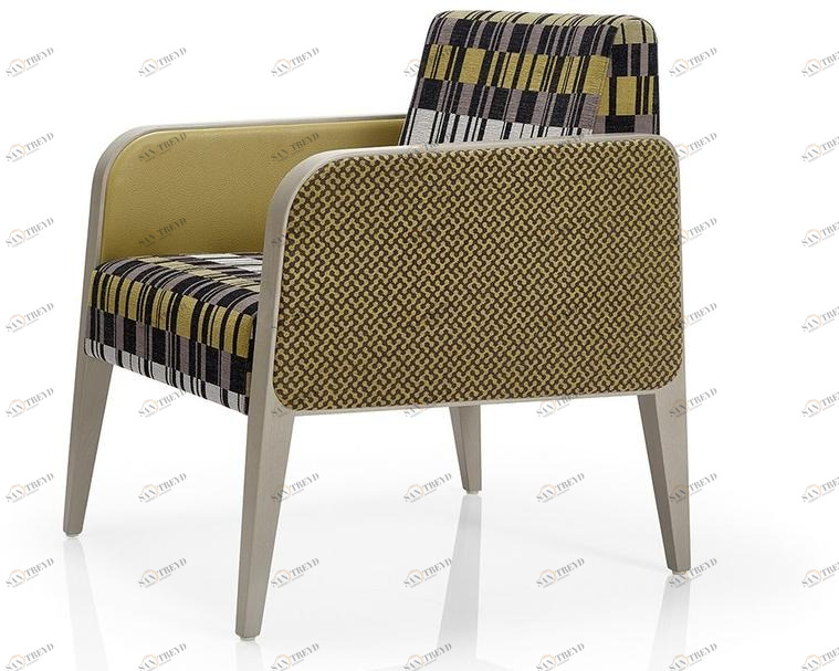 JMS Кресло из ткани с подлокотниками Magna M 738