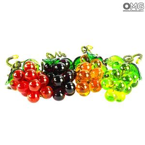 4817 ORIGINALMURANOGLASS Серьги с мозаикой из Муррин - муранское стекло OMG 10 см