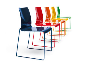 Металлический стул, штабелируемый, огнестойкий