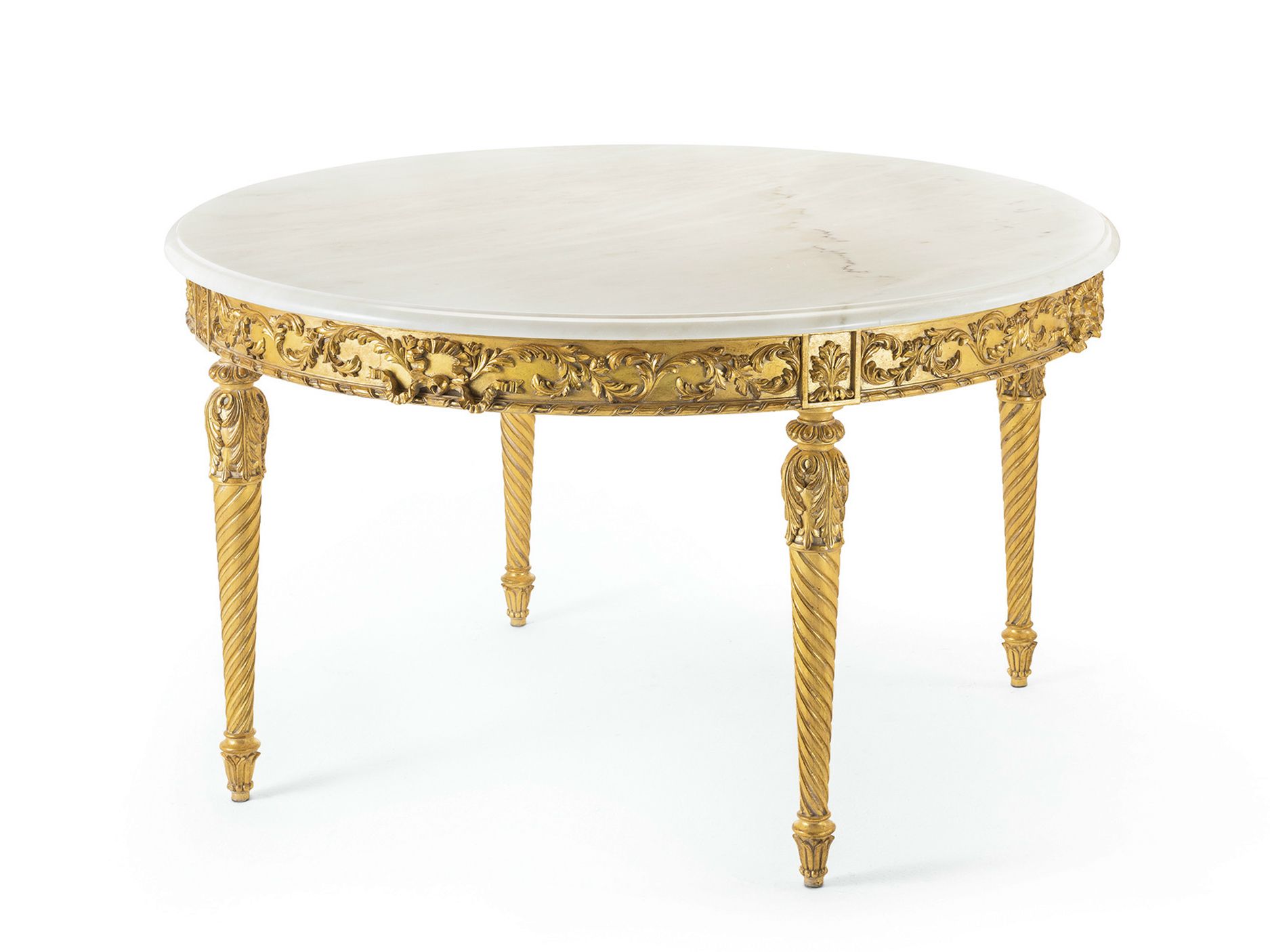 Круглый мраморный обеденный стол OAK Галерея ARCH-00048257 - Вид №1