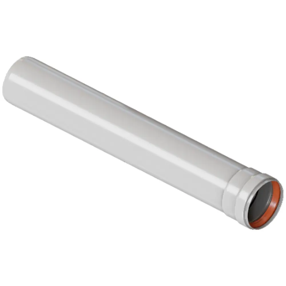 Труба для дымохода Rommer D80 0.5 м алюминий 0.75 мм Отсутствует STLM-2109120
