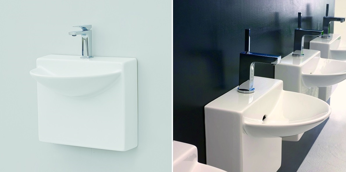 WLL001 Подвесная раковина настенная овальная ArtCeram  белая  - Вид №1