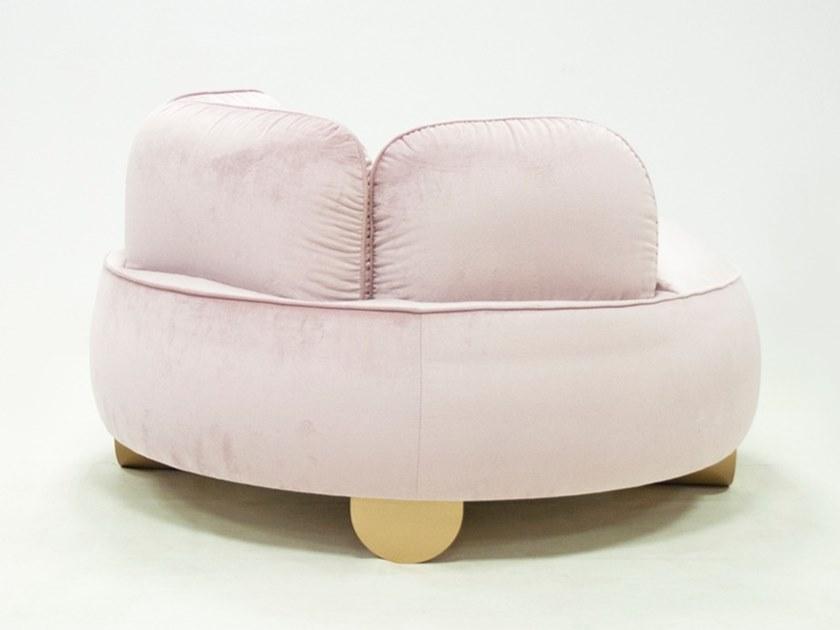 CREARTE COLLECTIONS Бархатное кресло с подлокотниками Lab cotignac 50 - Вид №2