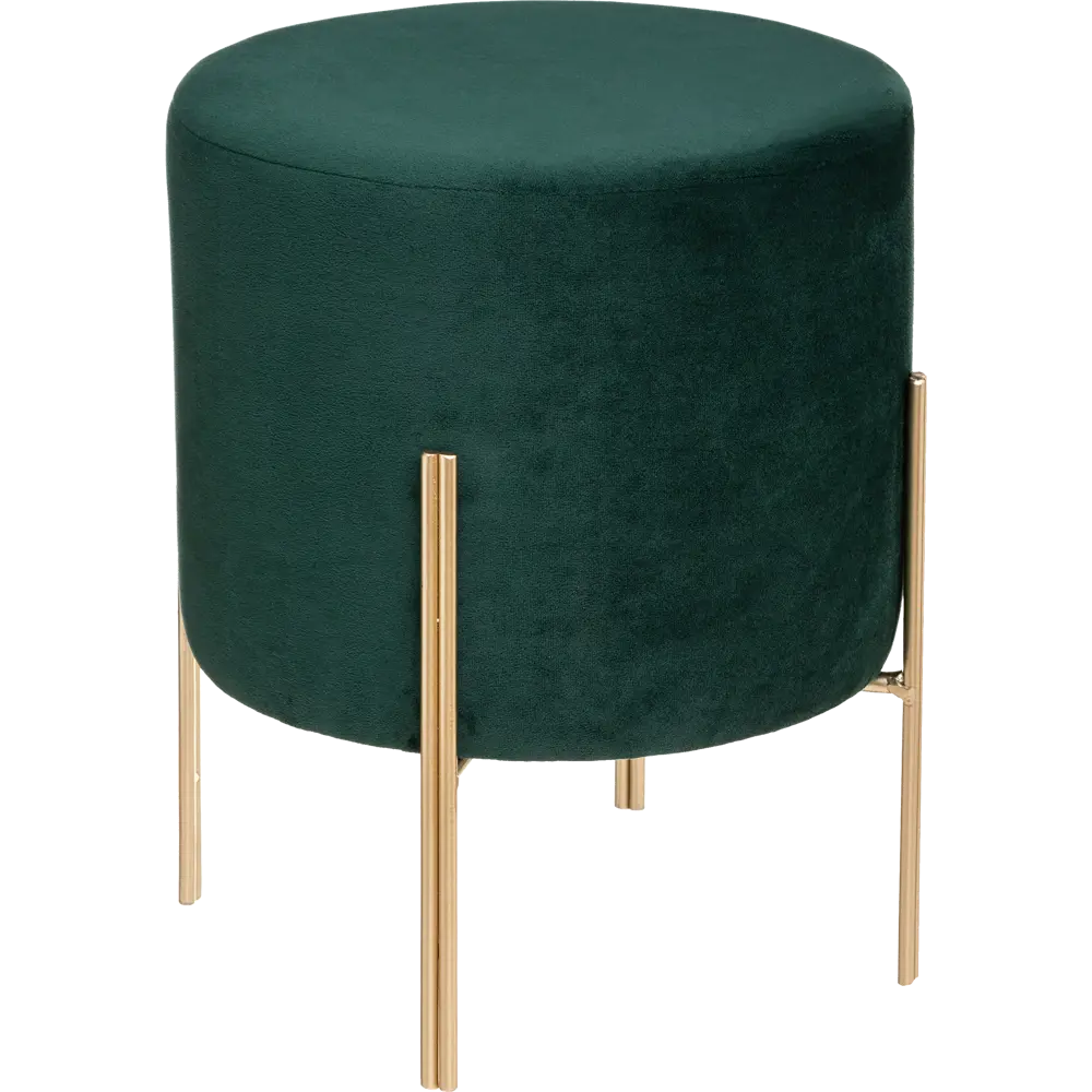 Табурет с мягкой обивкой, бархат, цвет зелёный Atmosphera STLM-2187578