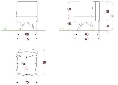 Manufatti Viscio Модульное кресло с огнестойкой обивкой Eolo sun-id-1353330 - Вид №3