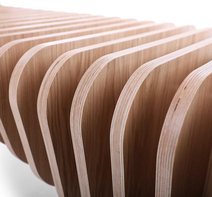 Скамейка из фанерованной древесины B Santreyd sun-id-1508526 - Вид №9