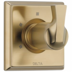 T11851-CZ 3-позиционная регулировка 2-портового дивертора Delta Faucet Dryden Шампанское бронза