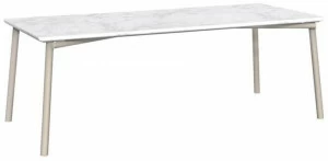JANUS et Cie Прямоугольный обеденный стол с мраморной или керамической столешницей Anatra