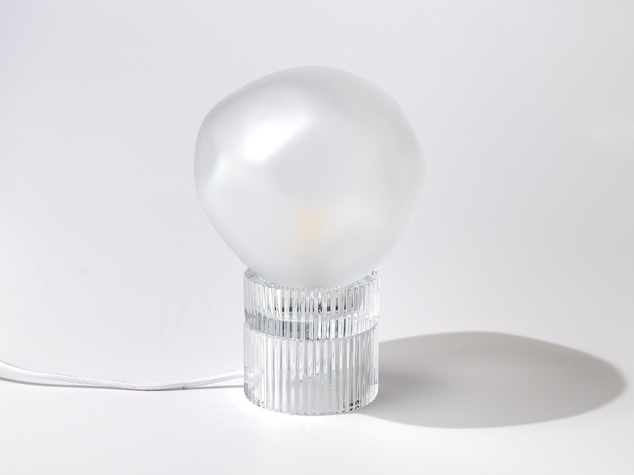 Настольная лампа из дутого стекла Studio Bojola TELLO+NUVOLA ICED ARCH-00093366 - Вид №1