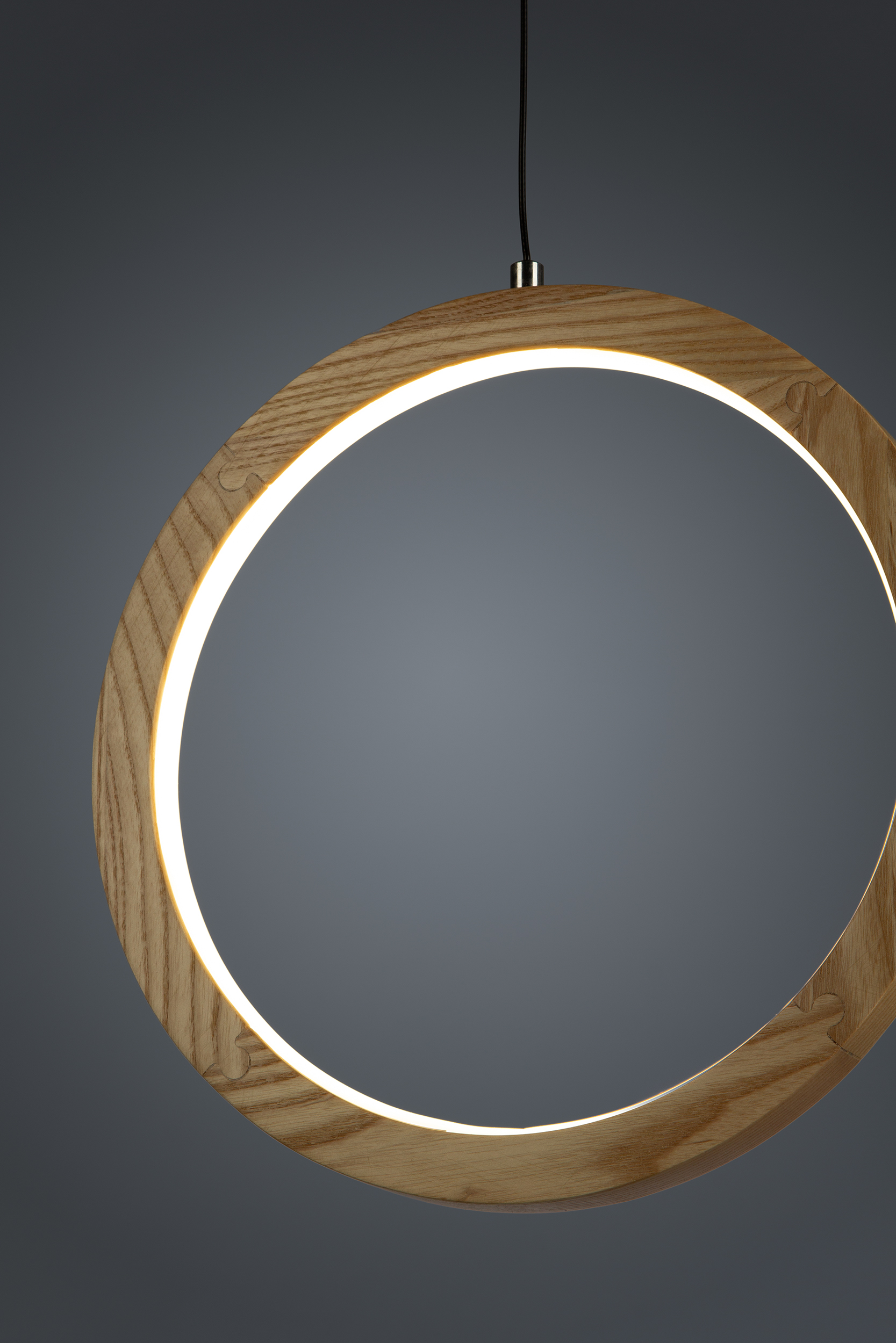 2000983199850 Подвесной светильник O-Wood диаметр 32 ELECTRORETRO Light Wood  - Вид №2