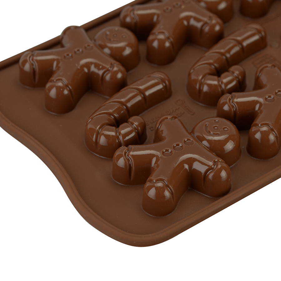 22.112.77.0065 Форма для приготовления конфет mr ginger силиконовая Silikomart  - Вид №5