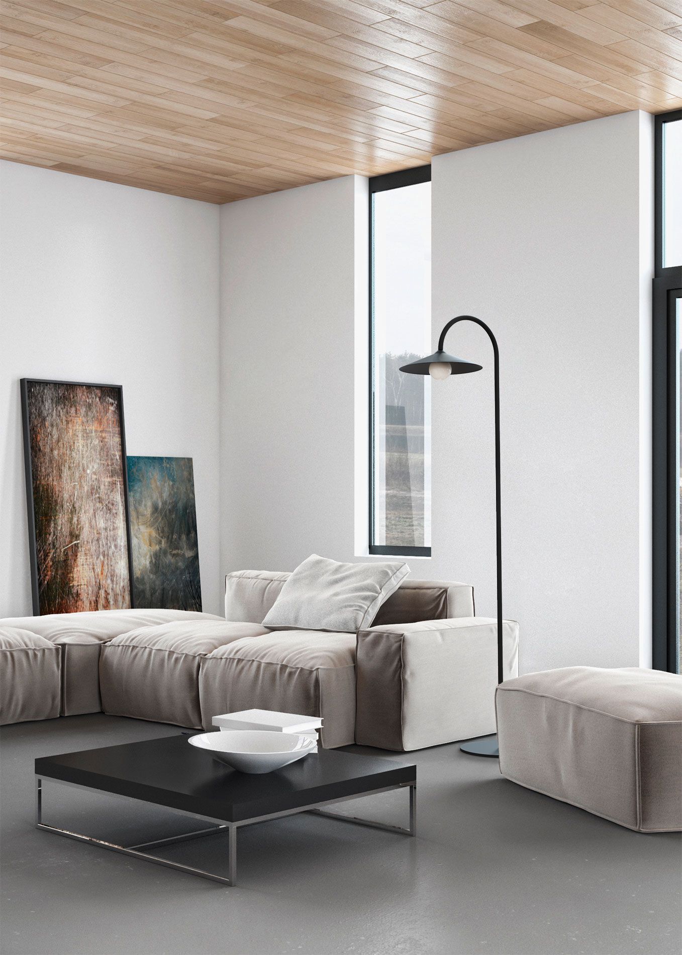 Галогенная напольная лампа WayPoint Chapeau ARCH-00138279 - Вид №8