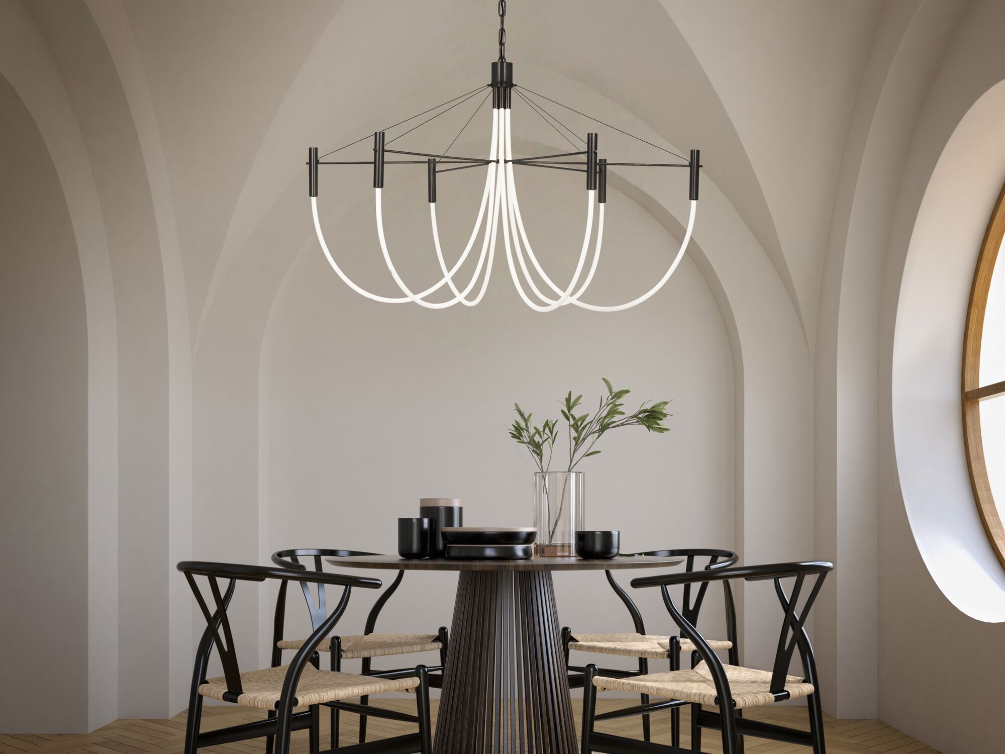 Латунь затемнения светодиодные люстры CVL Luminaires Paradoxe ARCH-00103818 - Вид №1