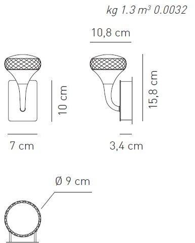 AXOLIGHT Настенный светильник Crystal led Fairy sun-id-1415030 - Вид №3