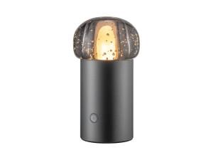 Батарея приведенная в действие алюминиевая и стеклянная светодиодная наружная настольная лампа