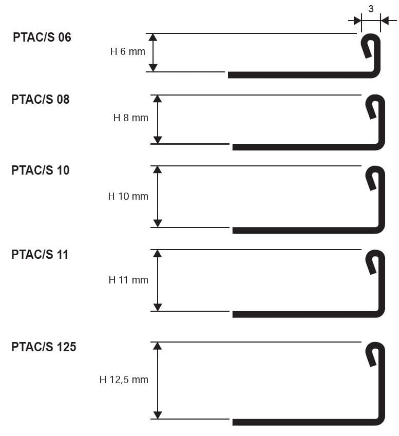 Профиль paragradine из сатиновой стали PROGRESS PROFILES PROTERMINAL ARCH-00076589 - Вид №2