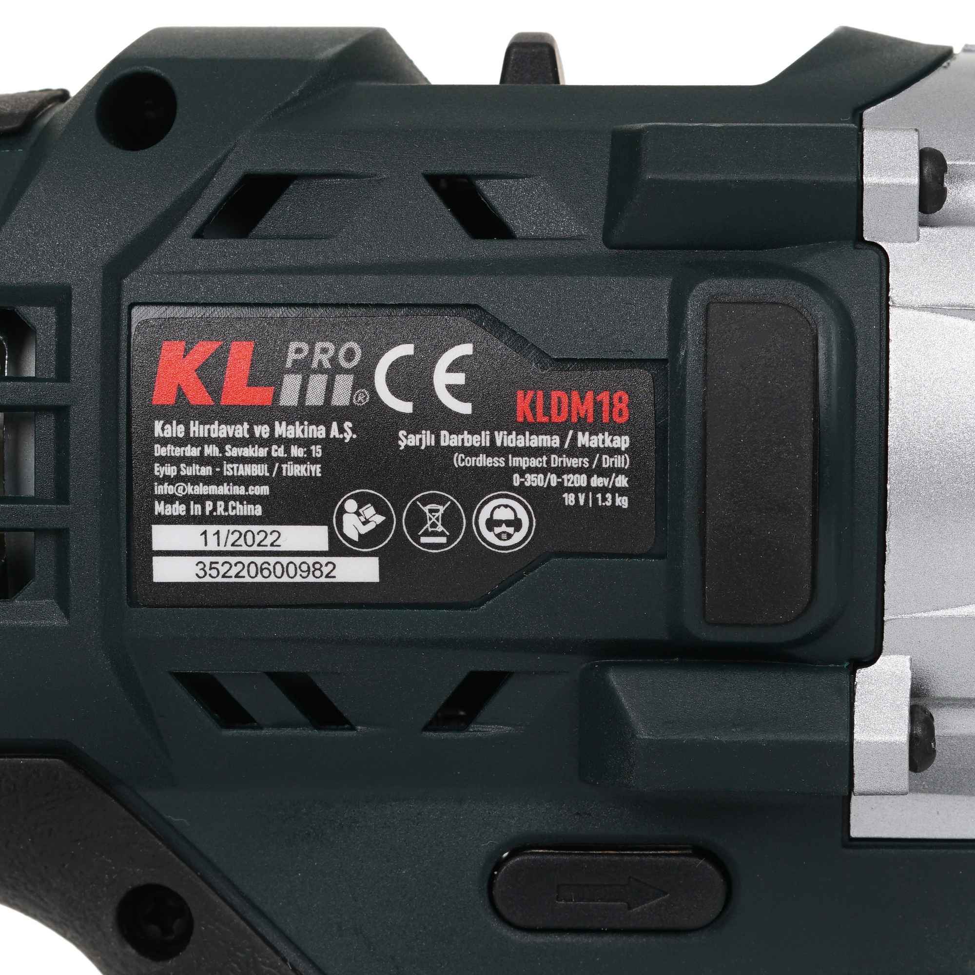 Дрель-шуруповерт KLPRO KLDM18-50 9153997 STDN-0055774 - Вид №3