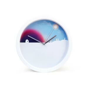 Часы настенные Day and Night с цветным циферблатом