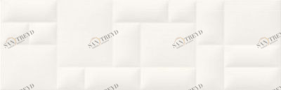 Плитка Pillow Game рельеф белый 29x89 MEI OPILWTA051